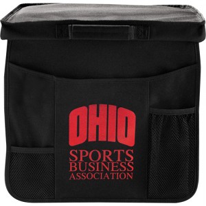 Imprinted with your logo, game day seat cushion make great sports team fundraiser